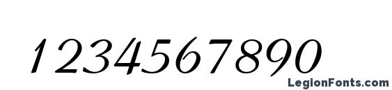 Coronet Font, Number Fonts
