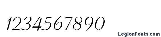 CoronetLTStd Regular Font, Number Fonts