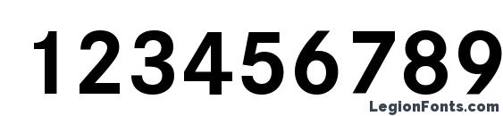 Corporate S Bold Font, Number Fonts