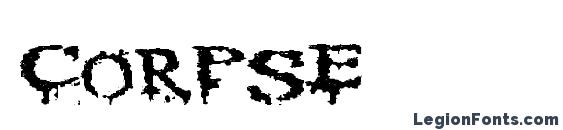 Corpse Font, TTF Fonts