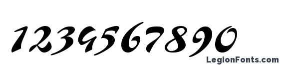 Corrida Cyrillic Font, Number Fonts