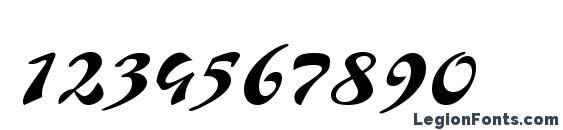 Corridac regular Font, Number Fonts