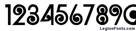 Corruga Display SSi Font, Number Fonts