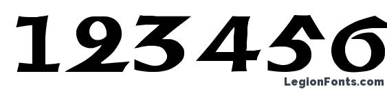 CORSAGE Regular Font, Number Fonts