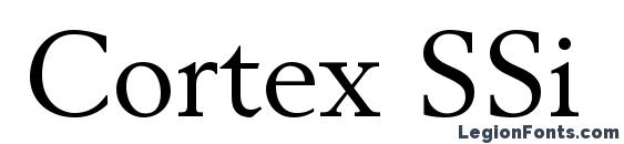 Cortex SSi Font