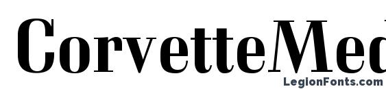 CorvetteMediDB Normal font, free CorvetteMediDB Normal font, preview CorvetteMediDB Normal font