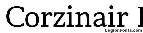 шрифт Corzinair Regular, бесплатный шрифт Corzinair Regular, предварительный просмотр шрифта Corzinair Regular