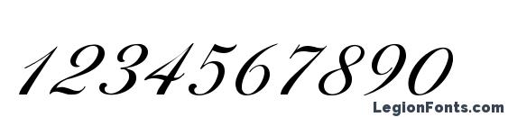 Cotillion Regular Font, Number Fonts