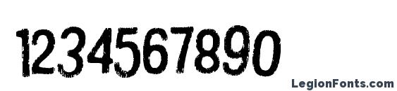 Cotton Regular Font, Number Fonts