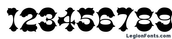 CottonwoodStd Font, Number Fonts