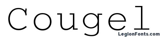 Cougel font, free Cougel font, preview Cougel font