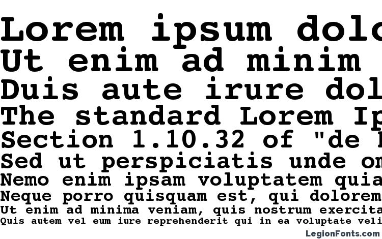 образцы шрифта Courier 10 Pitch Bold BT, образец шрифта Courier 10 Pitch Bold BT, пример написания шрифта Courier 10 Pitch Bold BT, просмотр шрифта Courier 10 Pitch Bold BT, предосмотр шрифта Courier 10 Pitch Bold BT, шрифт Courier 10 Pitch Bold BT