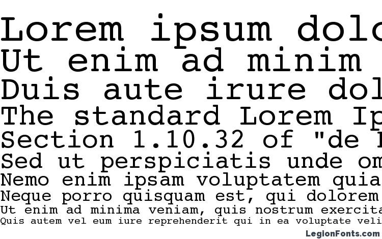 specimens Courier 10 Pitch Win95BT font, sample Courier 10 Pitch Win95BT font, an example of writing Courier 10 Pitch Win95BT font, review Courier 10 Pitch Win95BT font, preview Courier 10 Pitch Win95BT font, Courier 10 Pitch Win95BT font