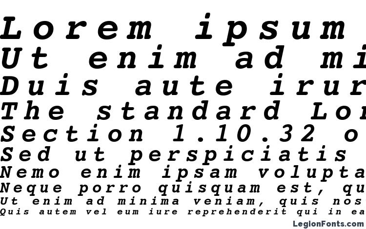 specimens Courier Bold Italic SWA font, sample Courier Bold Italic SWA font, an example of writing Courier Bold Italic SWA font, review Courier Bold Italic SWA font, preview Courier Bold Italic SWA font, Courier Bold Italic SWA font