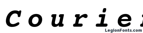 Courier Bold Italic SWA Font