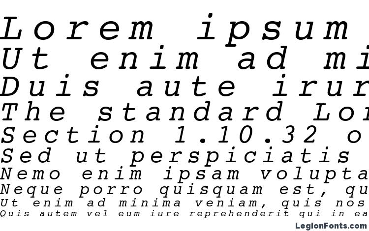 specimens Courier Italic SWA font, sample Courier Italic SWA font, an example of writing Courier Italic SWA font, review Courier Italic SWA font, preview Courier Italic SWA font, Courier Italic SWA font