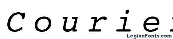 Courier Italic SWA Font