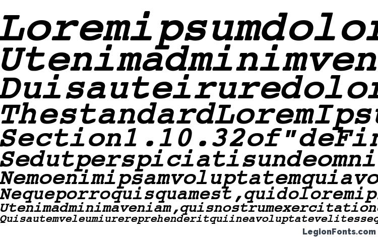 specimens Courier New Bold Italic font, sample Courier New Bold Italic font, an example of writing Courier New Bold Italic font, review Courier New Bold Italic font, preview Courier New Bold Italic font, Courier New Bold Italic font