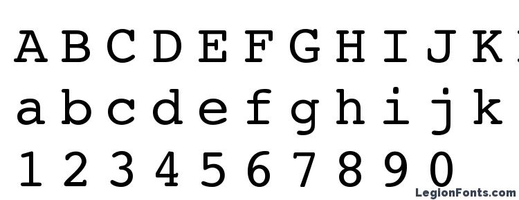 glyphs Courier SWA font, сharacters Courier SWA font, symbols Courier SWA font, character map Courier SWA font, preview Courier SWA font, abc Courier SWA font, Courier SWA font
