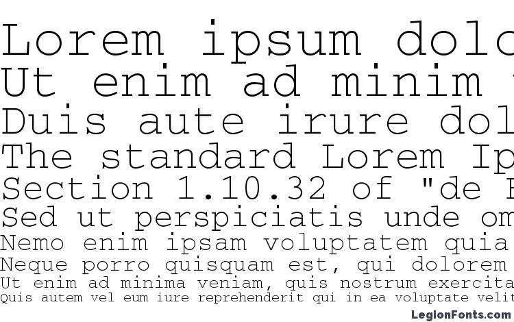 specimens Courierc font, sample Courierc font, an example of writing Courierc font, review Courierc font, preview Courierc font, Courierc font