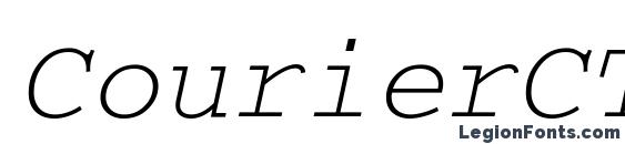 шрифт CourierCTT Italic, бесплатный шрифт CourierCTT Italic, предварительный просмотр шрифта CourierCTT Italic