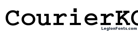 CourierKOICTT Bold Font, Serif Fonts