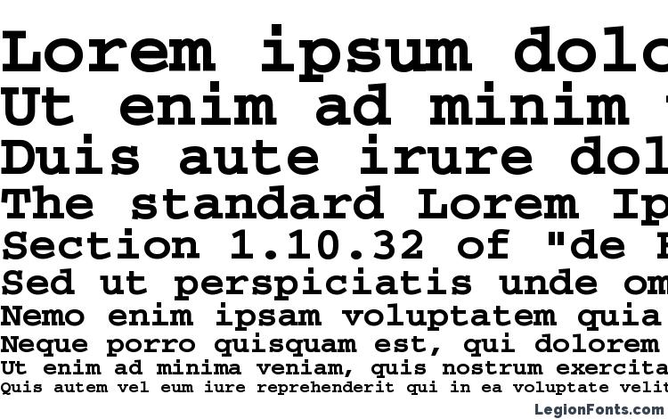 specimens CourierPS Полужирный font, sample CourierPS Полужирный font, an example of writing CourierPS Полужирный font, review CourierPS Полужирный font, preview CourierPS Полужирный font, CourierPS Полужирный font