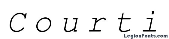 Шрифт CourtierC Italic