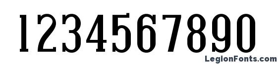 Covington Bold Font, Number Fonts
