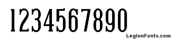 Covington Cond Bold Font, Number Fonts