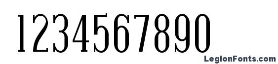 Covington Cond Font, Number Fonts