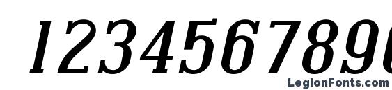 Covington Exp Bold Italic Font, Number Fonts