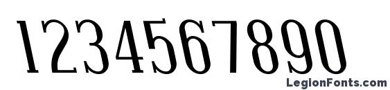 Covington Rev Italic Font, Number Fonts