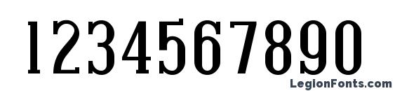 Covington SC Bold Font, Number Fonts