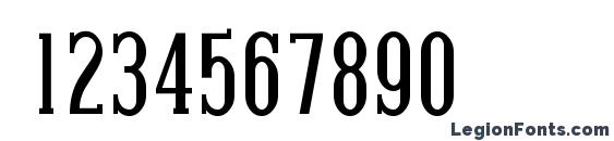 Covington SC Cond Bold Font, Number Fonts