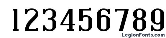 Covington SC Exp Bold Font, Number Fonts