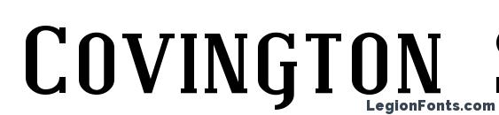 Covington SC Exp Bold Font