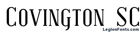 Covington SC font, free Covington SC font, preview Covington SC font