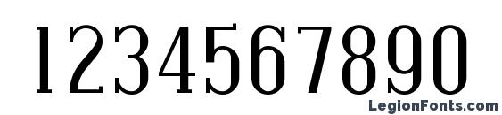 Covington Font, Number Fonts