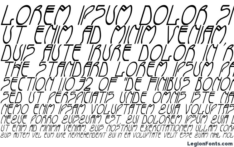 specimens Coyote Deco CondItal font, sample Coyote Deco CondItal font, an example of writing Coyote Deco CondItal font, review Coyote Deco CondItal font, preview Coyote Deco CondItal font, Coyote Deco CondItal font