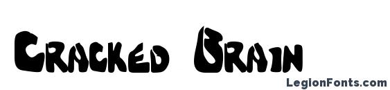 Cracked Brain font, free Cracked Brain font, preview Cracked Brain font
