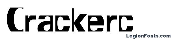 Crackerc font, free Crackerc font, preview Crackerc font