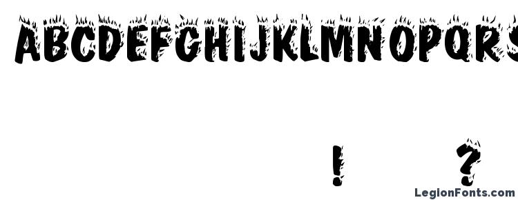 glyphs CracklingFire font, сharacters CracklingFire font, symbols CracklingFire font, character map CracklingFire font, preview CracklingFire font, abc CracklingFire font, CracklingFire font