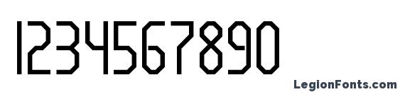 Cranberry Cyr Font, Number Fonts