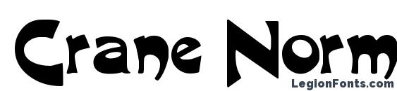 Crane Normal font, free Crane Normal font, preview Crane Normal font