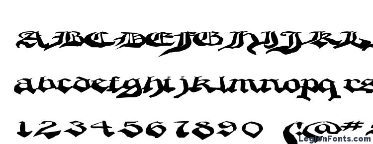 glyphs CrappyGothic font, сharacters CrappyGothic font, symbols CrappyGothic font, character map CrappyGothic font, preview CrappyGothic font, abc CrappyGothic font, CrappyGothic font