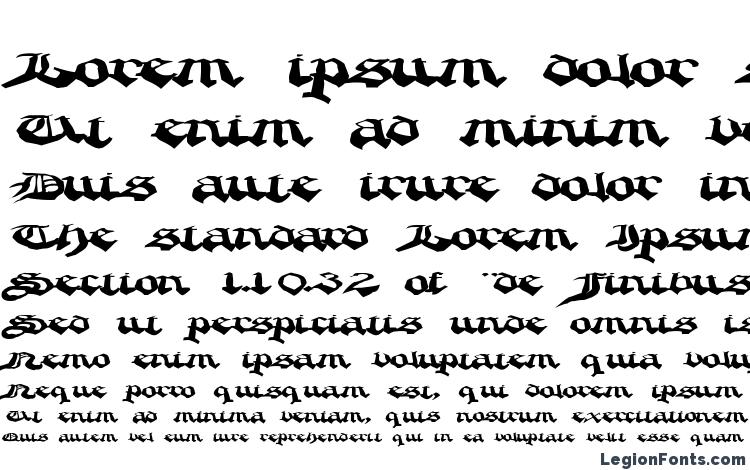 specimens CrappyGothic font, sample CrappyGothic font, an example of writing CrappyGothic font, review CrappyGothic font, preview CrappyGothic font, CrappyGothic font