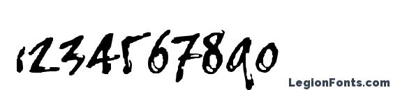 crappyJoe Font, Number Fonts