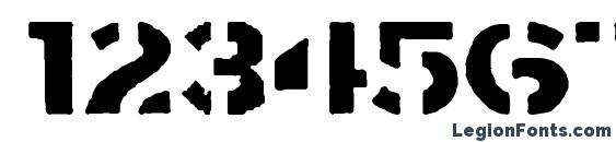 Crass Font, Number Fonts