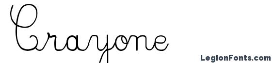 Crayone font, free Crayone font, preview Crayone font